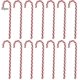 thumbnail image 1 of 30 Piezas decoraciones de bastones de caramelo YONGSHENG para árboles de Navidad color rojo Blanco tamaño 15 Cm, 1 of 5