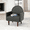 Dark Green, variant on iooHug Modern Shell-Back Faux Leather Accent Chair, 300lbs Upholstered Arm Chair with Wood Legs for Living Room, Bedroom(Orange)