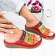 thumbnail image 4 of Moda mujer Chic tres colores costura sandalias verano playa punta abierta Slip on sandalias de mujer, 4 of 5