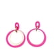 thumbnail image 3 of Pendientes de acrílico con costura hueca y círculos de 12 colores de arcoíris, pendientes personalizados de moda exagerada, pendientes para mujer, 3 of 4