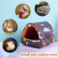 thumbnail image 3 of CBFFDC Lit Chaud pour Animaux de Compagnie Hamster Confortable Résistant aux Morsures Maison Offre un Espace de Repos Sûr et Chaud pour Petits Animaux, 3 of 7