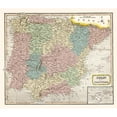thumbnail image 3 of Oddy 23x20 Black Modern Framed Museum Art Print Titled - Spain Portugal - Oddy 1811, 3 of 5