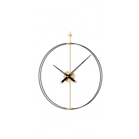 Modern wall clock with quartz movement from AMS AM W9655