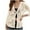 Beige, variant on Womens Cardigan Casual Solid Color Lace Cover Up Open Front Tops Long Sleeve V Neck Slimming Women's Sweaters Wine S