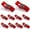 Red, variant on 10 PCS Colorful Sewing Quilt Binding Plastic Clips Clamps Pack