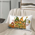thumbnail image 5 of Lsque Thanksgiving Truck Pattern Pillow Case – Soft & Cozy Throw Pillow Cover, Hypoallergenic Cushion Case for Sleeping Women with Envelope Closure-14"x20", 5 of 6