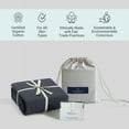 thumbnail image 3 of Fabdreams GOTS Certified 100% Organic Cotton Twin Sheet Set|400 Thread Count|Soft Silky Shiny|Luxury Hotel Collection| Fits Upto 17" Deep Pocket Mattress | Sustainable |Dark Gray, 3 of 9