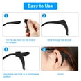 thumbnail image 6 of TSV 10pairs Eyeglass Strap Holders, Silicone Anti Slip Eyewear Retainer, Ear Hook, Ear Grip, Eyeglass Temple Tip, 6 of 7