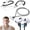 Black, variant on Earbuds Strap & Ear Hooks Bundle for AirPods, Magnetic Anti-Lost Lanyard Cord Compatible with AirPods 4/3/2/1 and Pro 3/Pro 2 (Black)