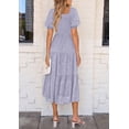 thumbnail image 2 of Vestido Midi PRETTYGARDEN Mujer Floral Verano 2025 Corte A, 2 of 6