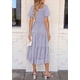 thumbnail image 2 of Vestido Midi PRETTYGARDEN Mujer Floral Verano 2025 Corte A, 2 of 6