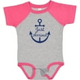 thumbnail image 3 of Inktastic Just Arrived Nautical Anchor Boys or Girls Baby Bodysuit, 3 of 5