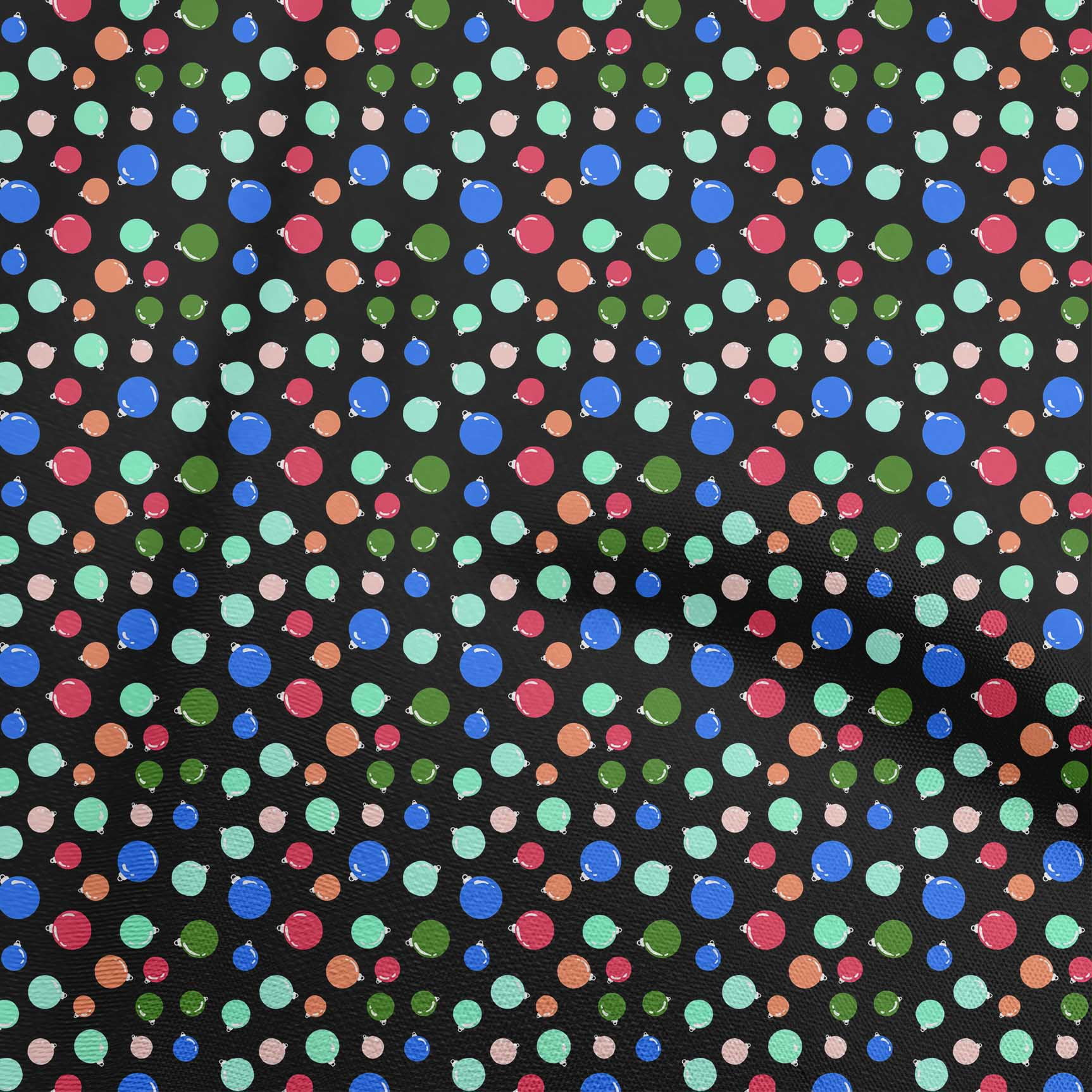 oneOone Cotton Poplin Medium Blue Fabric Christmas Craft Projects Decor Fabric Printed By The Yard 56 Inch Wide
