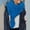 Blue, variant on UTSJKR Womens Flannel Blanket Scarf Trendy 2025 Fashion Casual Winter Warm Soft Woolen Oversized Wrap Shawl Black