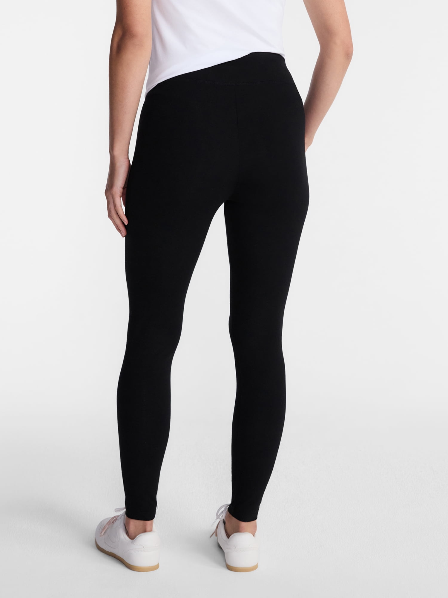 Time and Tru Women's Ankle Length Knit Leggings, 27" Inseam, XS-XXXL