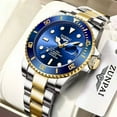 thumbnail image 4 of ZUNPAI Watches for Men with Luminous Calendar Waterproof, Men's Wristwatch Fashion Quartz Analog Stainless Steel Strap Watch, 4 of 7