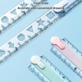 thumbnail image 2 of HELIAHOO Cute Foldable Straight Rulers 30cm Plastic Versatile Ruler Measuring Tool Stationery Drawing Template School Office Supplies for Children Kids,Office & Crafts (BLUE+PINK+GREEN) AZ83-15149, 2 of 8