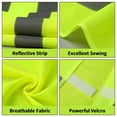 thumbnail image 3 of Paquete de 5 chalecos de seguridad KLMN-Safety Reflective Hi-Vis amarillos, 3 of 7