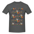thumbnail image 4 of Bingfone Cartoon Tractor Men'S Loose Fit Short-Sleeve Pocket T-Shirt, 4 of 7