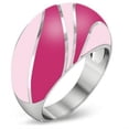 thumbnail image 1 of High Polished No Plating Stainless Steel Ring with Epoxy, No Stone - Size 8, 1 of 1
