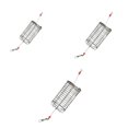 thumbnail image 3 of Guardoinrt 5 Pieces Solid Fishing Feeder Cage Practical Carp Lure Attracting Mesh Cages Fishing Tackles Snaps Accessories for River, 3 of 6