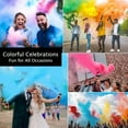 thumbnail image 2 of Colorful Reveal Powder Cannon for Gender Reveal, Wedding, Paintball, Sports Event, Photoshoots and Special Effects - Creative Colorful Smoke Bombs (Purple, 2 Pack), 2 of 5