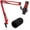 Red Quadcast BoomArm, variant on QuadCast Boom Arm, Mic Arm Microphone Arm for HyperX QuadCast SoloCast Blue Yeti Fifine AM8 and Most Mic, Mic Stand Desk with 3/8" to 5/8" Adapter by SUNMON