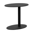 thumbnail image 3 of Pangea Home Sunset Modern Aluminum Frame Frame Patio Side Table in Black, 3 of 9
