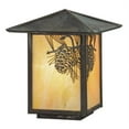 thumbnail image 2 of Meyda 73549 7 in. Winter Pine Post Mount - Verdigris Finish, 2 of 6