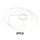 thumbnail image 5 of Matsuzay Lámpara Circular de hierro, anillo de sombra de luz, instalación fácil y elegante, actualización instantánea, ajuste duradero, 2 Decoración del hogar, 5 of 6