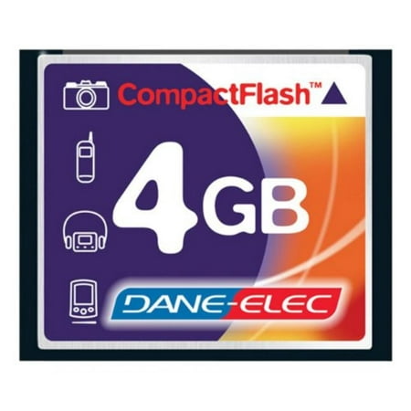 CF 4GB MEMORY CARD for Canon EOS-1D Mark II DIGITAL CAMERA - 4 GB cf 4gb By DANEELEC MEMORY