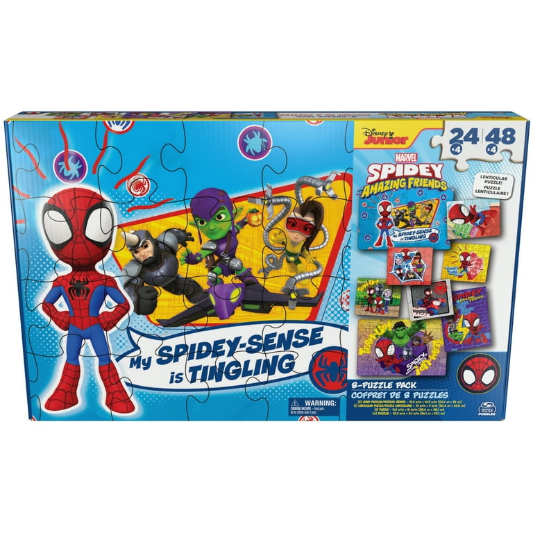 Spidey, 8 Pack Puzzles Walmart Exclusive, for Kids Ages 4 and up