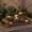 Oak-1, variant on Faux Birch Fireplace Candle Holder Log Set Holds 8 Candles Birch-1