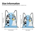 thumbnail image 2 of Netaao Bluey for Drawstring Backpack Bag Sport Gym Sackpackfor Sports, Gym, Travel, Swimming, Beach-Medium, 2 of 6