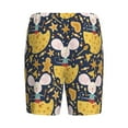 thumbnail image 4 of Picia Mouse Cheese Pajama Shorts for Men, Men's Pajama Bottoms, Sleepwear,Short Pajama Pants-XX-Large, 4 of 9