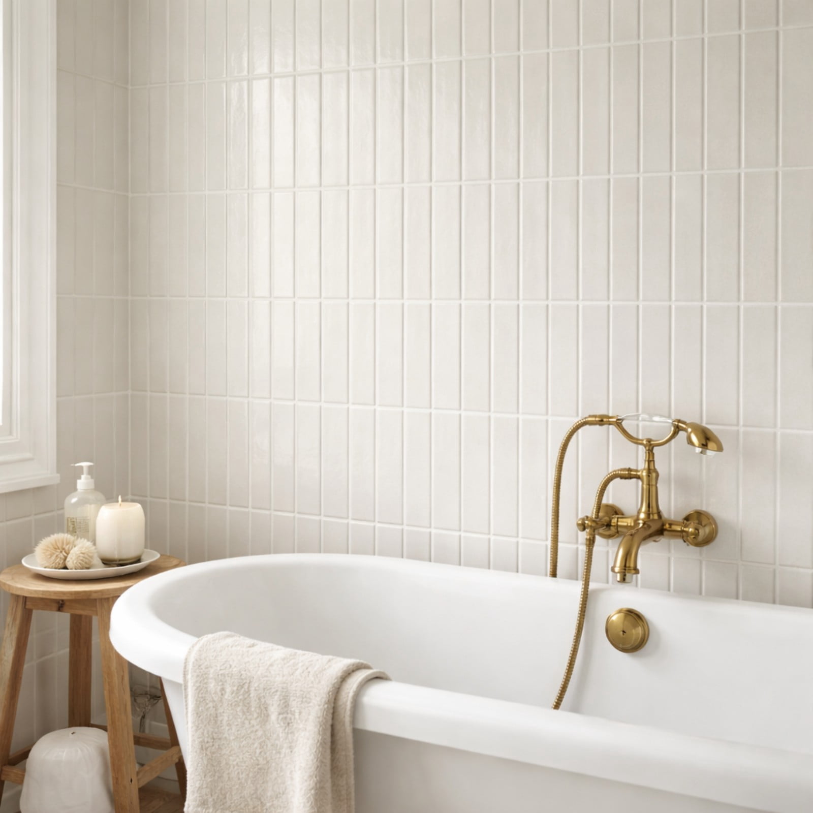 BEAUTYPEAK 11.4"x9" Peel and Stick Backsplash 10 Pack 3D Wall Tile for Kitchen, Bathroom, Beige