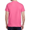 thumbnail image 3 of Jnriver Men's Short Sleeve Lightweight Heavy Cotton T-Shirt Regular-Fit Crewneck Tee for Casual Wear Gym Workout Summer Outfit - Azalea - M, 3 of 3