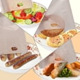thumbnail image 3 of 6 Pack Non-Stick Reusable Toaster Bags Grilling Bags for Sandwich Hamburger Bread Breakfast, 3 of 6