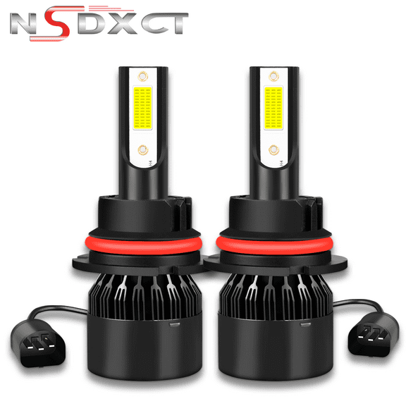 NSDXCT for 2001 2002 2003 Dodge Durango 9007 LED Headlight High/Low Beam Bulbs Kit 6000K White 2PC