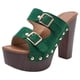 thumbnail image 2 of Nuevas sandalias de mujer cómodas de tacón grueso con hebilla de boca de pez Wmkox8yii hfjk3601, 2 of 6