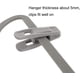 thumbnail image 3 of Clip de flocado de 20 piezas - Gris Adepaton WRHS-146-2, 3 of 7
