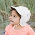 thumbnail image 6 of JAN & JUL Infant Sun-Hat, Cotton Cap with Soft Brim (White, Size XS: 0-3m), 6 of 7