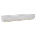 thumbnail image 1 of Estante de baño de aluminio sin taladros, resistente, organizador de pared para dormitorio, cocina, transparente, tipo simple, 1 of 12