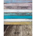 thumbnail image 2 of ABPHOTO Polyester 5x7ft 5x7ft Photography Backdrop Wreathered Painted Wood Plank & Nostalgia Stripe Wooden Floor Seamless Newborn Baby Toddlers Portraits Background Photo Studio Props, 2 of 3