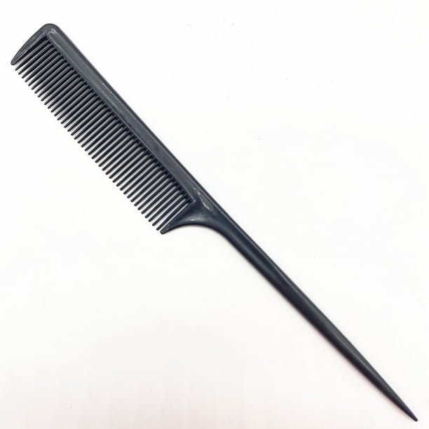 Peine de corte profesional, peine de peluquero de dientes finos y anchos, peine de corte de fibra de carbono negro, peine de peinado, peine de peluquería para todo tipo de cabello