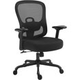 thumbnail image 1 of Ergonomic Office Chair Home Desk Chair with Mesh Back Adjustable Lumbar Support Built-in Springs Wide Seat Executive Task Chair with Big Armrests Tilt Function Computer Desk Chair, 1 of 9