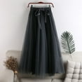 thumbnail image 2 of Fairy Skirt Women Tulle Skirts High Waist Bow Skirt Fashion Flowy A-Lined Maxi Dress, 2 of 3