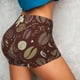 thumbnail image 4 of Fotbe Coffee and Flowers Shorts Sin Costuras – Shorts Deportivos de Cintura Alta para Mujer, Elásticos para Gimnasio, Yoga, Running o Ciclismo-Medium, 4 of 8