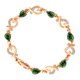 thumbnail image 5 of de oro Retro para mujer Flor hueca Dama Moda Joyería Cumpleaños Verde Sunnimix Pulsera de moda para mujer, 5 of 8
