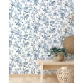thumbnail image 6 of Fine Decor Elspeth Blue Floral Trail Wallpaper, 6 of 8